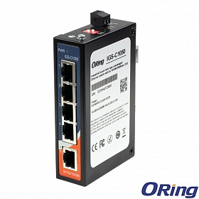 Switch niezarzdzalny, 5x 10/100/1000 RJ-45, obudowa slim (ORing IGS-C1050)