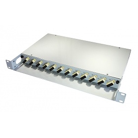 Przełącznica światłowodowa, 19", 12xSC/UPC MM duplex