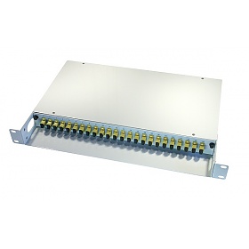 Przełącznica światłowodowa, 19", 24xSC/UPC MM simplex