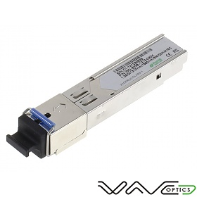 SFP WDM, 1Gb, SC SM, 20km, TX:1310nm, RX:1550nm