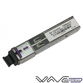 Modu SFP WDM, 1Gb, SC SM, 20km, TX:1550nm, przemysowy