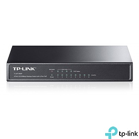 TP-Link TL-SF1008P, Switch niezarzdzalny, PoE, 8x 10/100 RJ-45, desktop