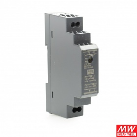 Zasilacz 15W 24VDC, DIN TS35 (Mean Well HDR-15-24)