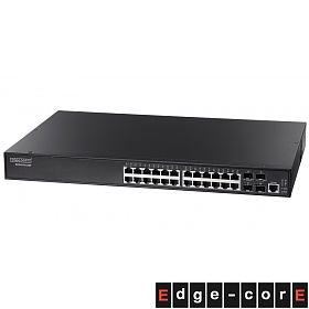 Switch zarzdzalny, 24x 10/100/1000 RJ-45, 4x slot SFP, 19" (Edge-corE ECS4110-28T)