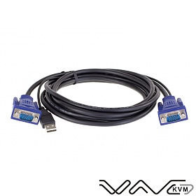 Przyłącze KVM, Wave KVM, USB, 3,0 m