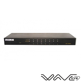 Przełącznik KVM, 8 do 1, konsola PS/2 lub USB, porty PC PS/2 i USB, 19" rack (Wave KVM)