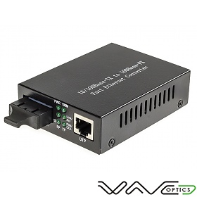 Media konwerter światłowodowy 10/100M RJ-45/SC, MM 1310nm, 2km, LFP