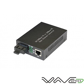Media konwerter światłowodowy 10/100/1G RJ-45/SC, MM 850nm, 550m