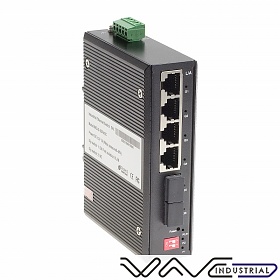 Switch niezarzdzalny, 4x 10/1000 RJ-45 + 2x 1000 SFP (Wave Industrial WO-IS-2GF4GC)