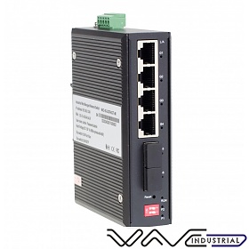Switch przemysłowy zarządzalny 4x 100/1G RJ-45, 2x 1G SFP (Wave Industrial WO-IS-2GF4GT-M)