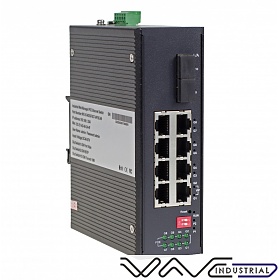 Switch przemysowy zarzdzalny 8x 100/1G RJ-45 PoE, 2x 1G SFP (Wave Industrial WO-IS-M2GF8GT-8POE-M)