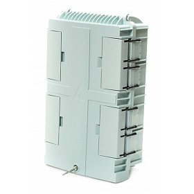 Przełącznica FTTH, IP65, 24x SC simplex, bez adapterów, zamykana na klucz