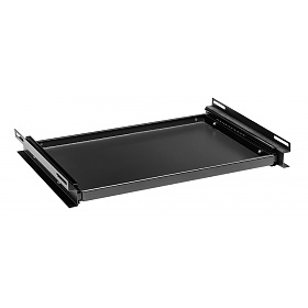 Półka do szafy rack 19", wysuwana,  600mm, 1U
