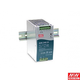 Mean Well SDR-240-48 Zasilacz przemysłowy 240W 48VDC, DIN TS35, P.F.C.