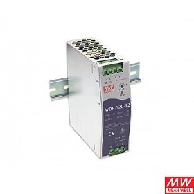 Mean Well WDR-120-12 Zasilacz przemysowy 120W 12VDC, DIN TS35