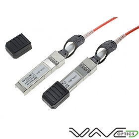 Przewd optyczny SFP+, aktywny; 1,0m (Wave Optics, WO-SFP-10GB-AFO-01M)