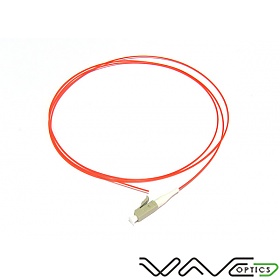 Pigtail światłwodowy LC/UPC, MM, 62,5/125, 0,9mm, włókno OM1, 2m