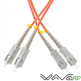 Patchcord SC/UPC-SC/UPC, MM, 50/125, dupleks, wkno OM2, 3 m