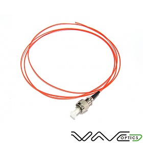 Pigtail światłowodowy wielomodowy FC/UPC, 50/125, 0,9mm, włókno OM2, 1m
