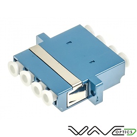 Adapter światłowodowy LC/UPC quad, jednomodowy