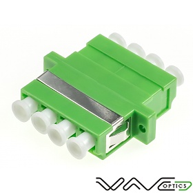 Adapter światłowodowy LC/APC quad, jednomodowy