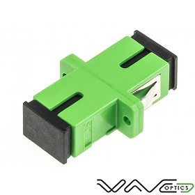 Adapter światłowodowy SC/APC simplex, jednomodowy