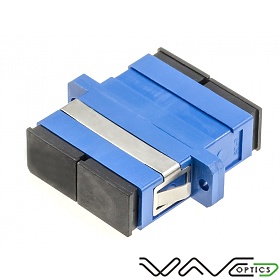 Adapter światłowodowy SC/UPC duplex, jednomodowy