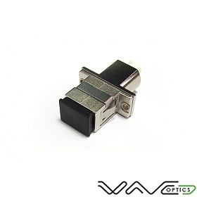 Adapter światłowodowy hybrydowy LC/UPC - SC/UPC simplex, wielomodowy