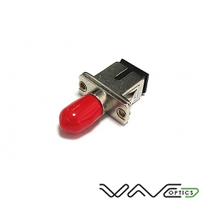 Adapter światłowodowy hybrydowy SC/UPC - ST/UPC simplex, jednomodowy