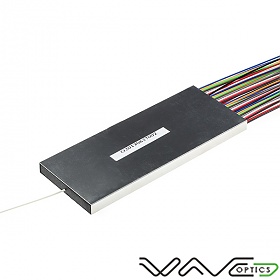 Splitter PLC 1:64, 0,9mm, włókno G657A, 1,5m, jednomodowy