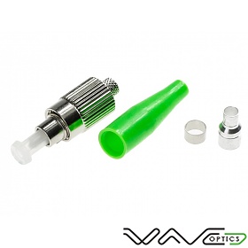 Złącze światłowodowe jednomodowe FC/APC, odgiętka 3,0 mm