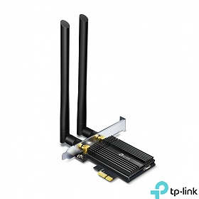 Dwupasmowa bezprzewodowa karta sieciowa PCI-Express AX3000, standard AX, 3000Mbps, Wi-Fi 6, Bluetooth 5.0 (TP-Link Archer TX50E)