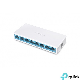 TP-Link Mercusys MS108, Switch niezarządzalny, 8x 10/100 RJ-45, desktop