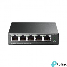 TP-Link TL-SF1005LP, Switch niezarzdzalny, 5x 10/100 RJ-45, PoE, desktop