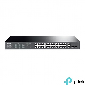 TP-Link TL-SG1428PE, Switch inteligentny, 26x 10/100/1000 RJ-45, 2x SFP, PoE+