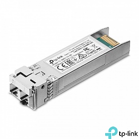 TP-Link TL-SM5110-SR, Moduł SFP+ 1x 10Gbps LC MM, 300m, TX: 850nm