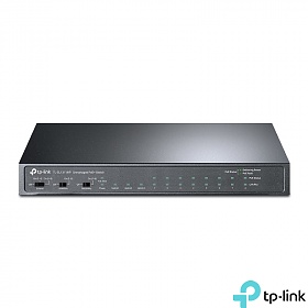 TP-Link TL-SL1311MP, Switch niezarzdzalny, 8x 10/100 RJ-45, 2x 10/100/1000 RJ-45, 1x SFP, PoE+