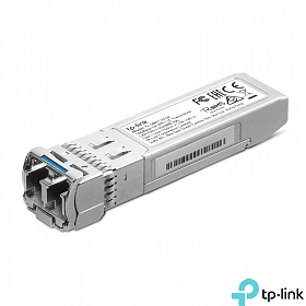 TP-Link TL-SM5110-LR, Moduł SFP+ 1x 10Gbps LC SM, 10 km, TX: 1310 nm