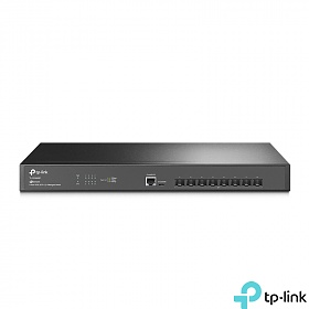 TP-Link TL-SX3008F, Switch zarządzalny, 8x slot 10G SFP+, 19"
