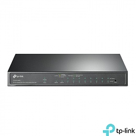 TP-Link TL-SG1210MPE, Switch inteligentny, 9x 10/100/1000 RJ-45, 1x slot SFP, PoE+, desktop