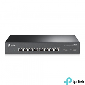 TP-Link TL-SX1008, Switch niezarządzalny, 8x 10G RJ-45, 11,6" z uchwytami na 19"