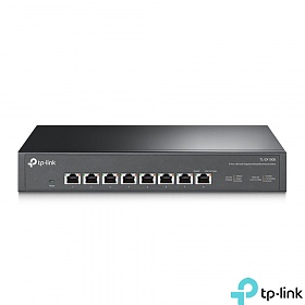 TP-Link TL-SX1008, Switch niezarzdzalny, 8x 10G RJ-45, 11,6" z uchwytami na 19"