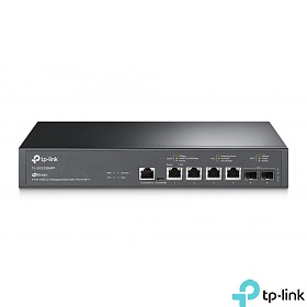 TP-Link TL-SX3206HPP, Switch zarzdzalny, 6x 10G RJ-45, 2x SFP+, PoE++, 11,6" z uchwytami na 19"