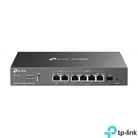TP-Link ER707-M2, Gigabitowy router VPN Omada, 2x 2.5G, 4x 10/100/1000 RJ-45, 1x slot SFP, desktop