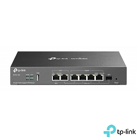 TP-Link ER707-M2, Gigabitowy router VPN Omada, 2x 2.5G, 4x 10/100/1000 RJ-45, 1x slot SFP, desktop