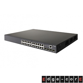 Edge-corE ECS4100-28P, Switch zarządzalny, 24x 10/100/1000 RJ-45, 4x 100/1000 SFP, PoE