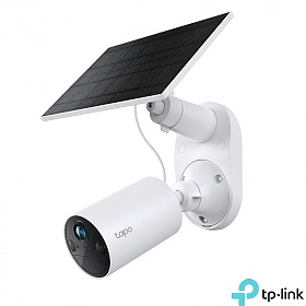 Bezprzewodowa zewnętrzna kamera Wi-Fi z panelem słonecznym (TP-Link Tapo C410 Kit)