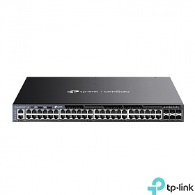 TP-Link SG6654XHP, Switch zarządzalny, 48x 10/100/1000 RJ-45, 6x slot SFP+ 10G, PoE+, 19"