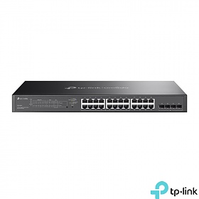 TP-Link SG2428LP, Switch inteligentny, 24x 10/100/1000 RJ-45, 4x SFP, PoE+, 19"
