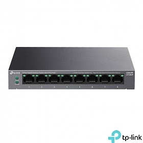 TP-Link LS108GP, Switch niezarządzalny, 8x 10/100/1000 RJ-45, PoE+, desktop